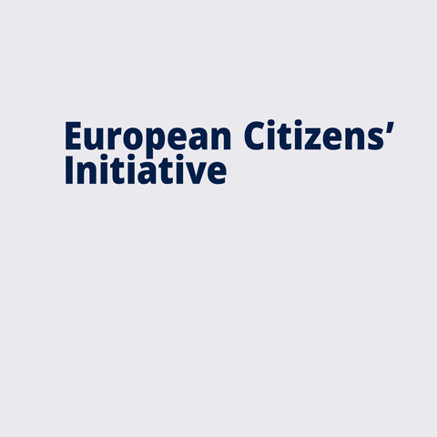 European Citizens Initiative Europe GIF by European Commission