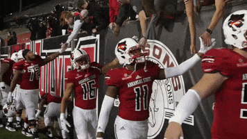 Red Wolves Victory GIF by Arkansas State Athletics