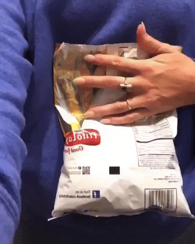 Bag Chips GIF by MOODMAN