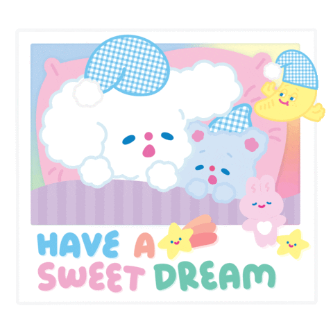 Sleepy Sweet Dreams Sticker by THE RECORDER FACTORY