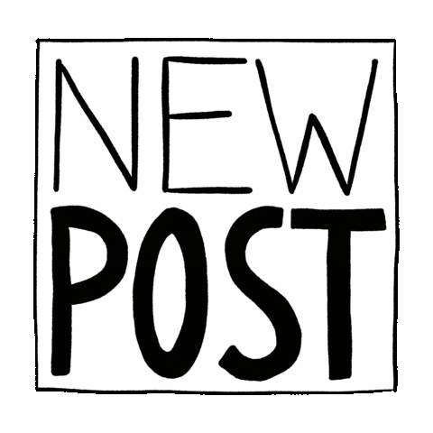 New Post Neu Sticker by Daniela Nachtigall