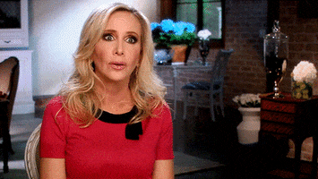 Reality TV gif. Shannon Beador on Real Housewives of Orange County. She looks back and forth with bemused eyes before shaking her head and saying, "I don't get it."