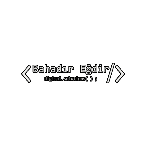 Bahadır Eğdir Sticker