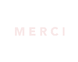 Merci Sticker by Emilie Pitou