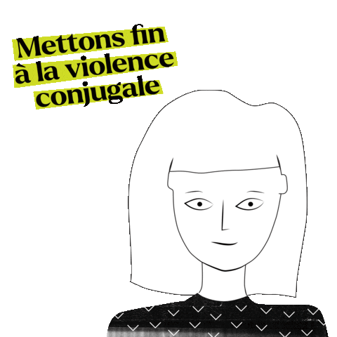 Violenceconjugale Sticker by Regroupement des maisons pour femmes victimes de violence conjugale