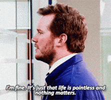 Im Fine Parks And Recreation GIF by MOODMAN