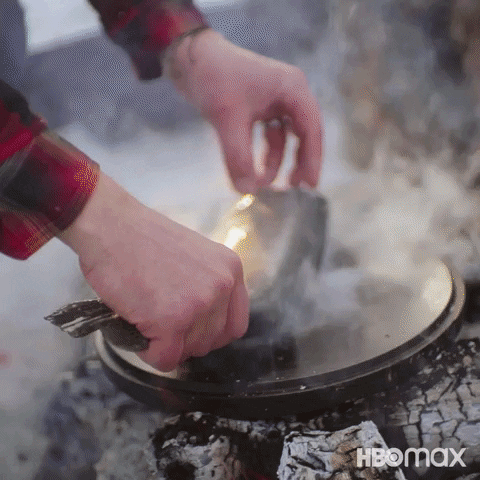 Mountain Man Cooking GIF by HBO Max