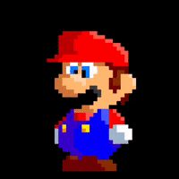 Mario Bros Art GIF