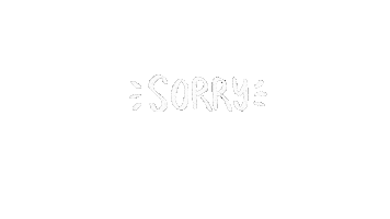 Sorry Oh No Sticker by Kelsey Camacho