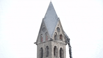 Church Destruction GIF by Joanie Lemercier