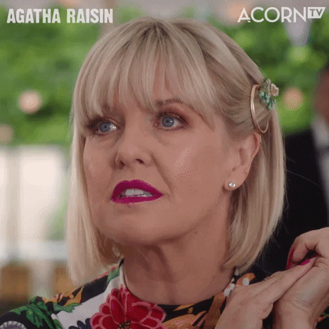 Agatha Raisin Wow GIF by Acorn TV Latin America