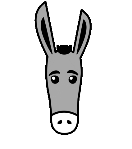 Villa Donkey Sticker