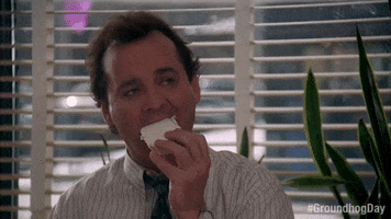 Hungry Bill Murray GIF by Groundhog Day