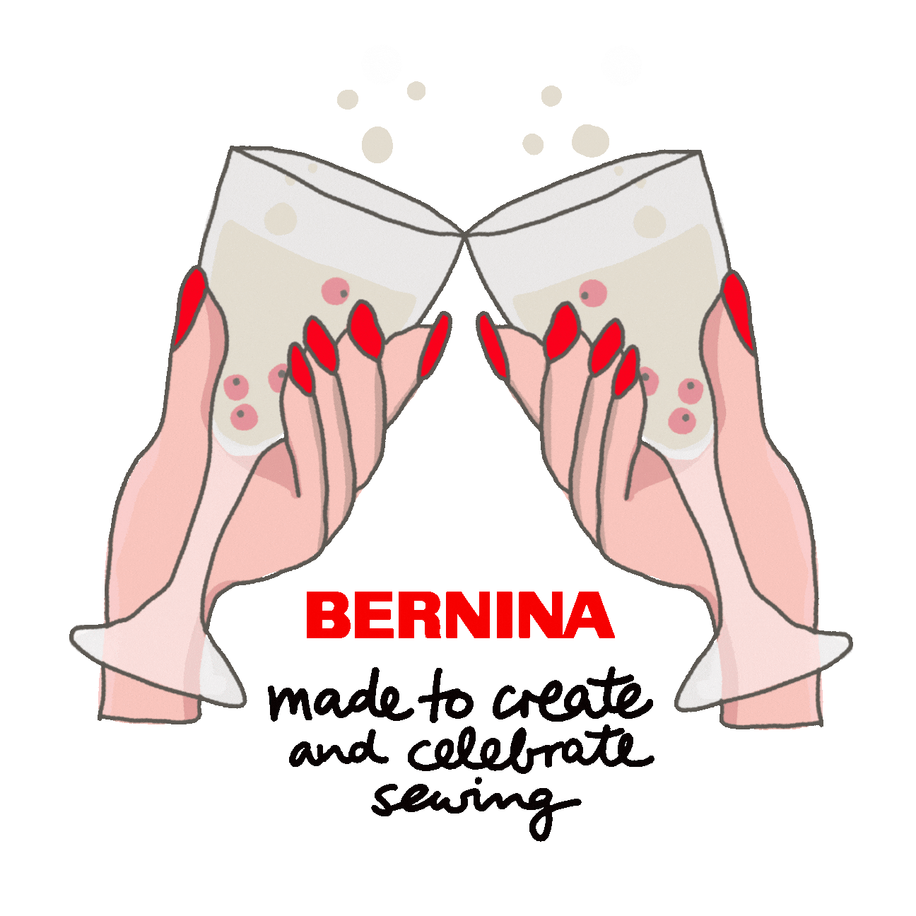 Nähen Sticker by BERNINA_BEDA