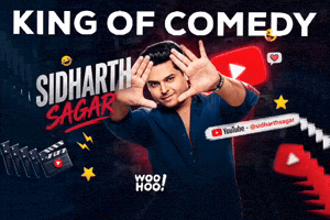 King Of Comedy Actor GIF by SIDHARTH SAGAR