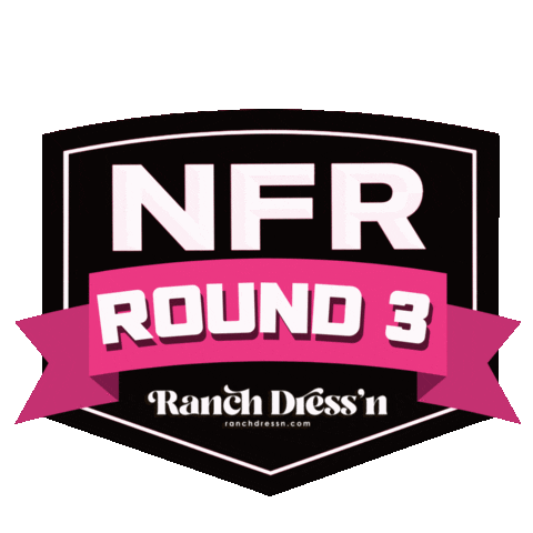 Round 3 Nfr Sticker by RANCH DRESS'N