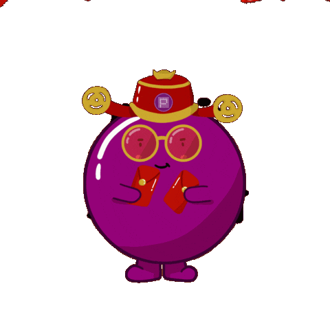 Chinese New Year Wish Sticker by Pocca Dot Media