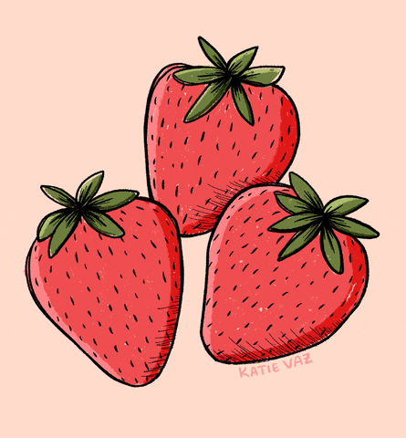 Strawberries meme gif