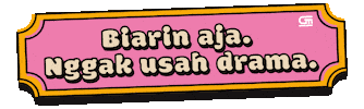 Drama Quote Sticker by Gramedia Pustaka Utama