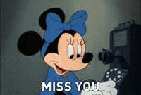 Miss You Love GIF by Mickey Mouse