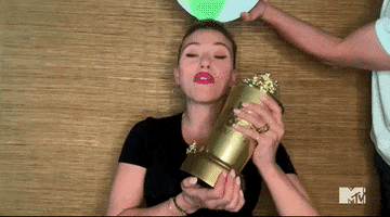 Scarlett Johansson Slime GIF by MTV Movie & TV Awards