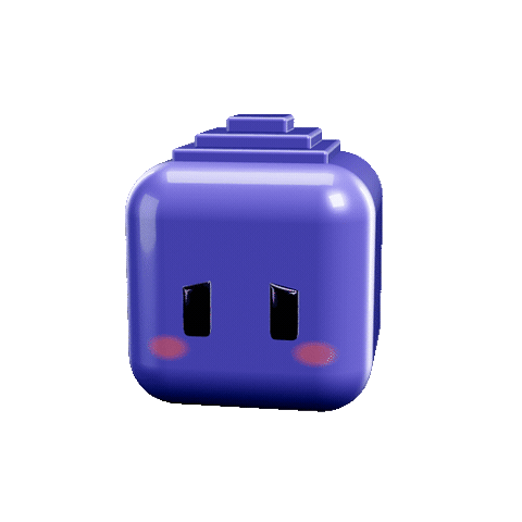 3D Lavender Sticker by Agnostify