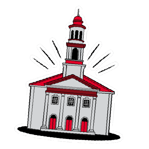 College Church Sticker by Colgate University