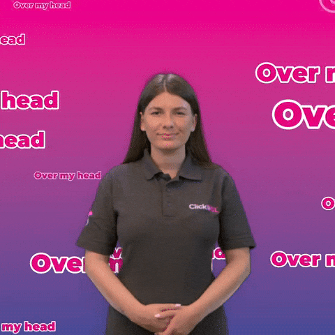 Over My Head Inclusion GIF by Positive Signs