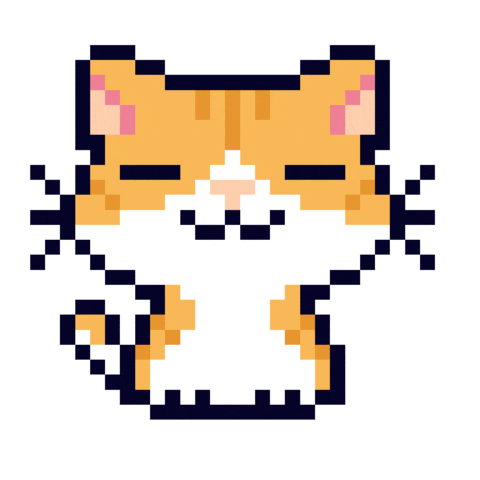 Hungry Cat Sticker
