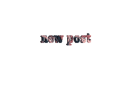 New Post Sticker