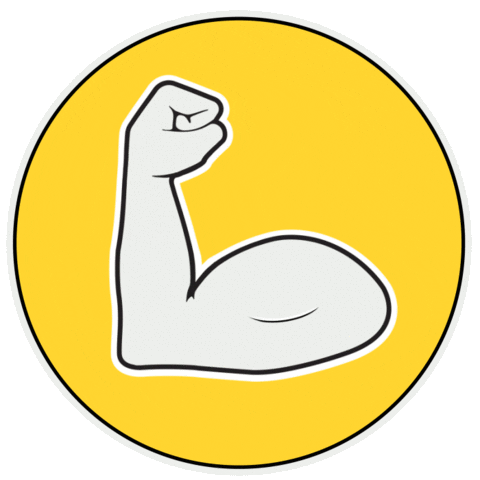 Workout Power Sticker by NationalGuard