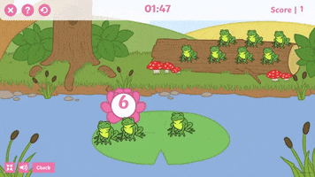 Frog Maths GIF by Twinkl Parents