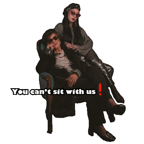 Girl You Cant Sit With Us Sticker by Tétè Handmade Accessories