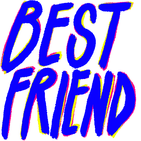 Best Friends Friendship Sticker by adobetrisha