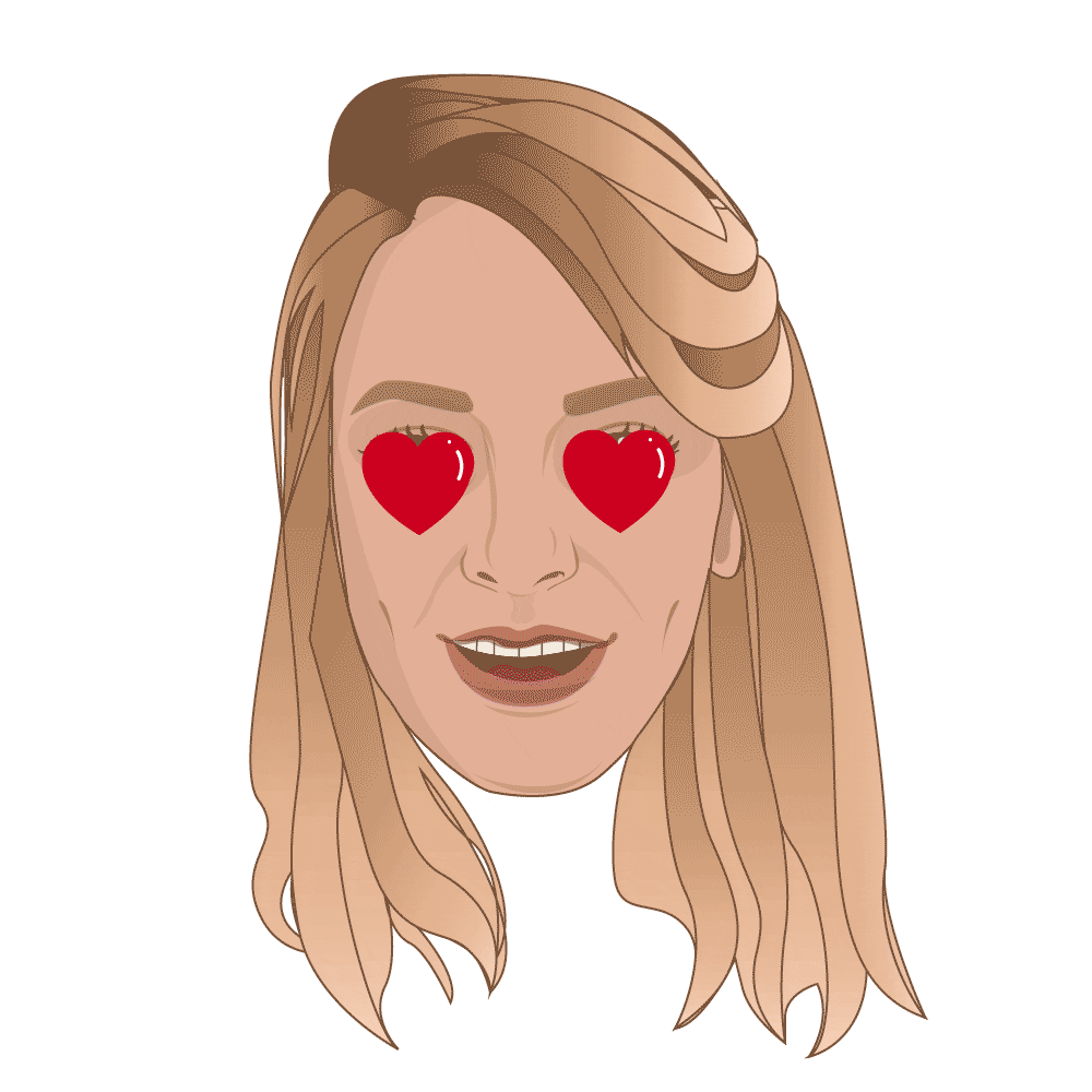 In Love Heart Sticker