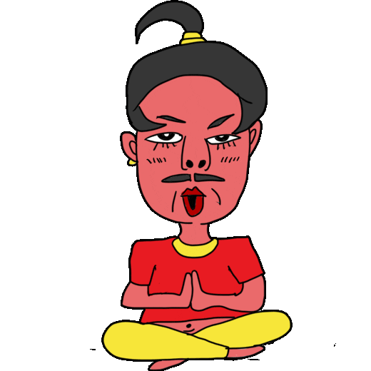 Yoga Stayathome Sticker by Chulsi