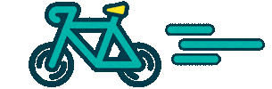 Bike Exercise Sticker by Bowel Cancer UK