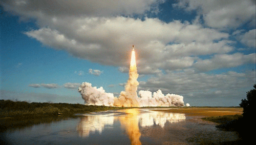 space exploration launch GIF