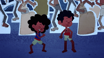 Dance Animation GIF by Mytikah - O Livro dos Heróis