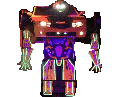Rated R Transformers Sticker by Easy