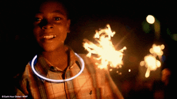 fire celebrate GIF by Earth Hour