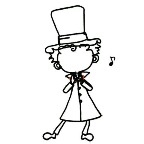 応援 拍手 Sticker