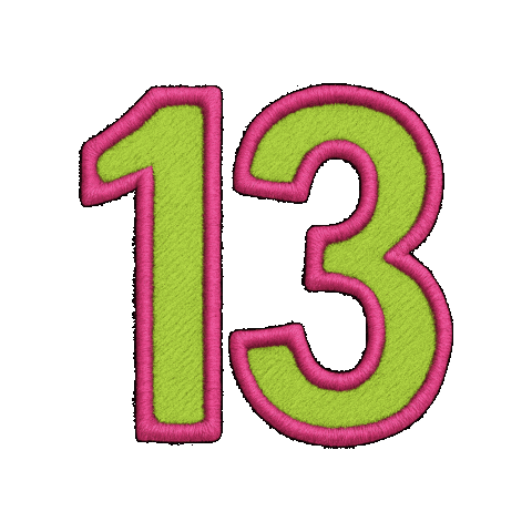 Embroidery Sticker by Customnumbered