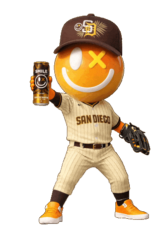 Baseball Padres Sticker by SMILE spirits