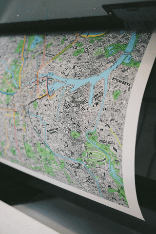 Evermade illustration maps evermade GIF