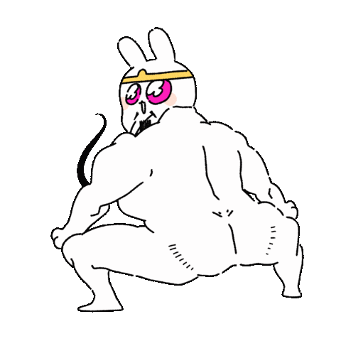 Dance Rabbit Sticker