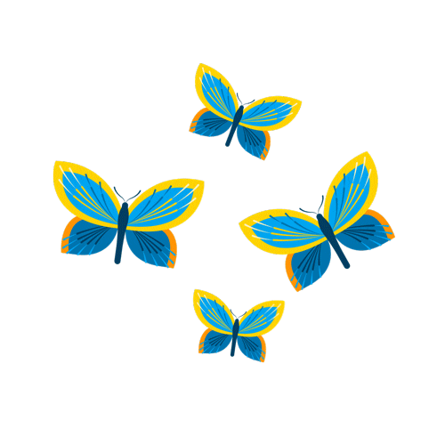 Butterfly Sticker by Reabilit