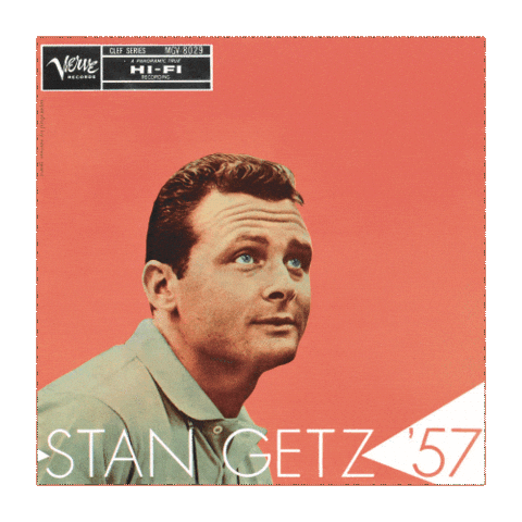 Album Cover Jazz Sticker by Stan Getz