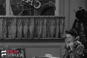 black and white waiting GIF by FilmStruck