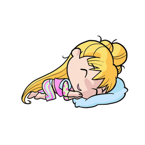 Tired Good Night Sticker by Winx Club